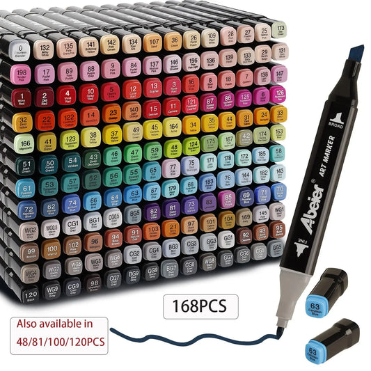 Dual-Tip Art Markers Set