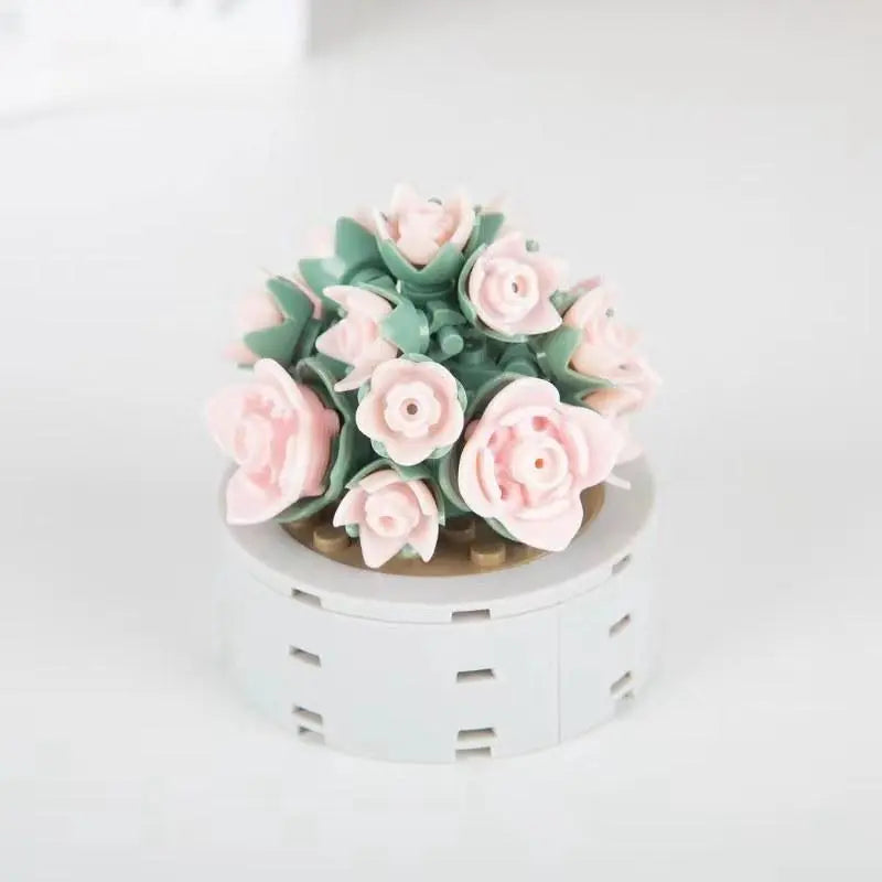 Succulent Flower Building Blocks Toy