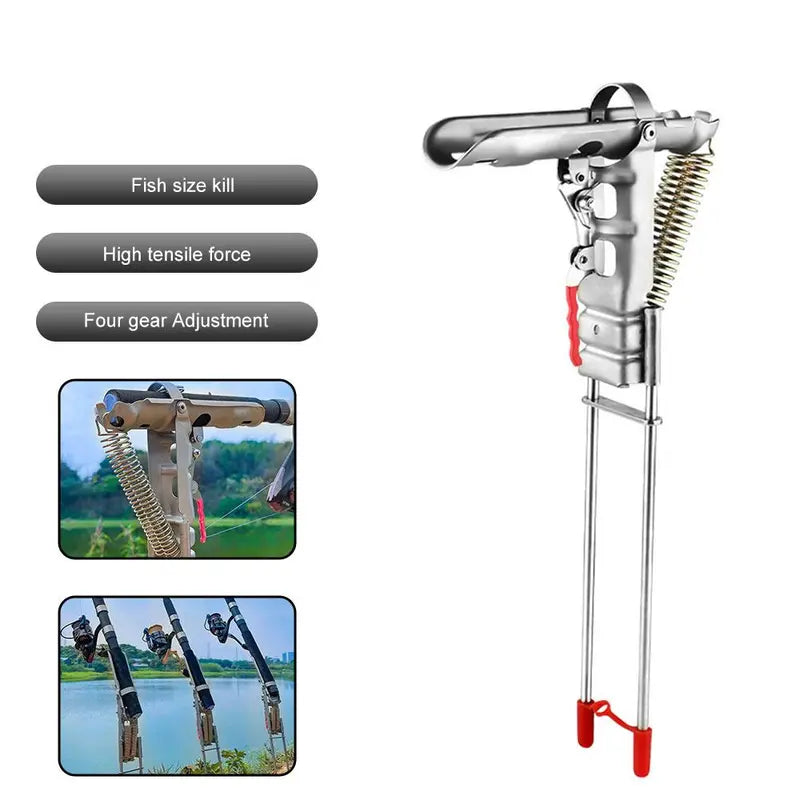 Automatic Spring Fishing Rod Holder