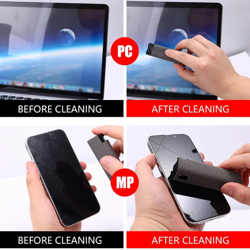 2 in 1 Phone Screen Cleaner Spray 