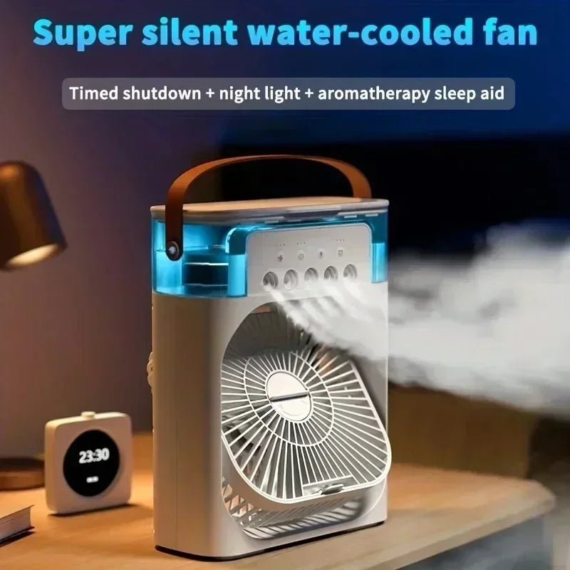 Water Mist Electric Fan Air Humidifier 