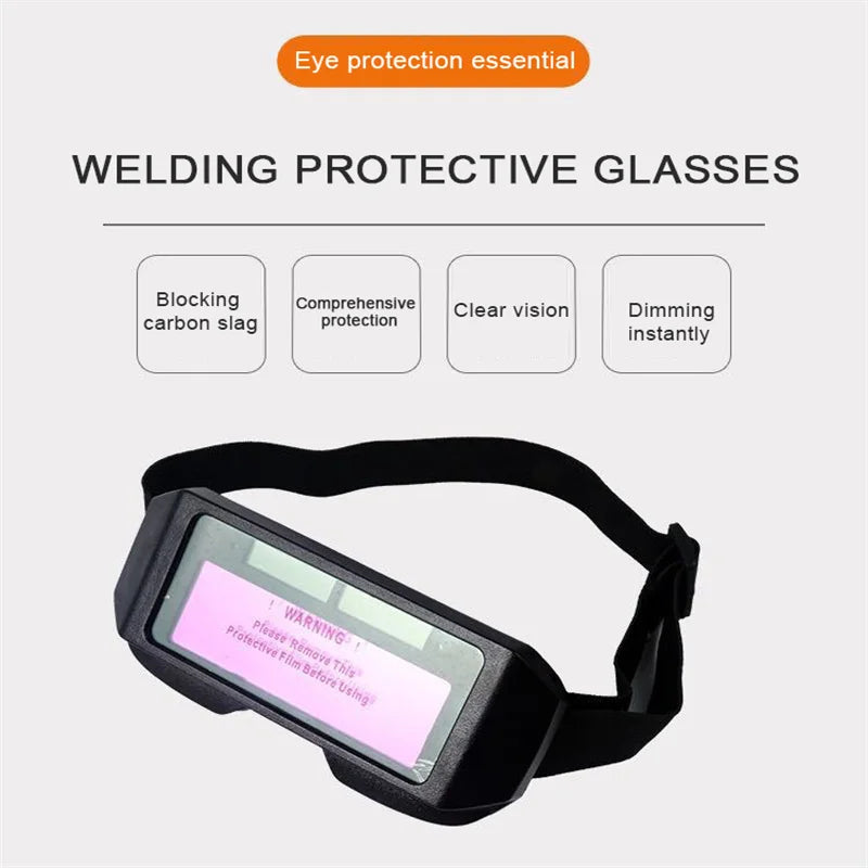 Automatic Dimming Welding Glasses Light Change Auto Darkening Anti- Eyes Shield Goggle for Welding Masks Eyeglasses Accessories