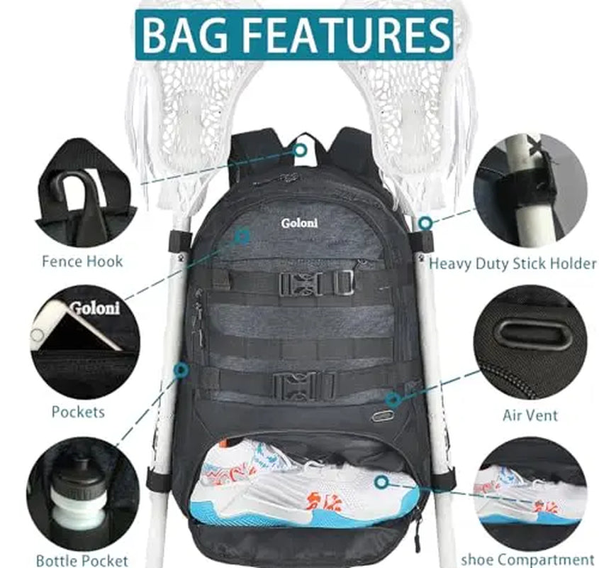 Lacrosse Equipment Backpack 