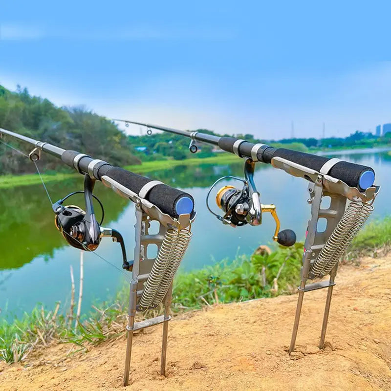 Automatic Spring Fishing Rod Holder