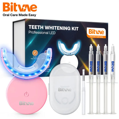 Bitvae L09 LED Teeth Whitening Kit: Gentle 22% Carbamide Peroxide Gel, Effective and Travel-Friendly