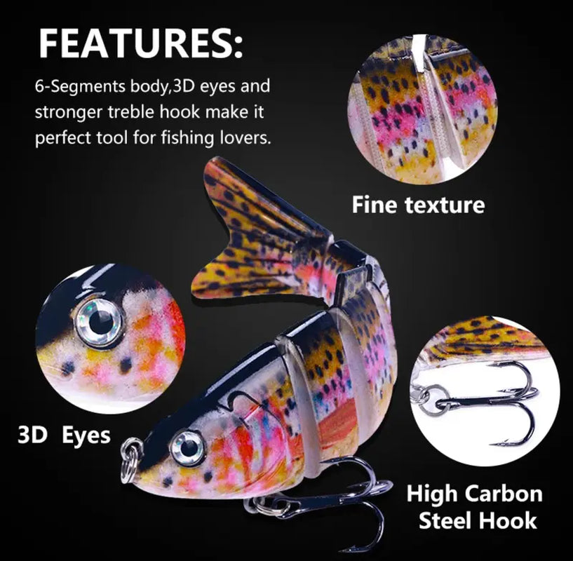 Multi-Jointed Fishing Lures 